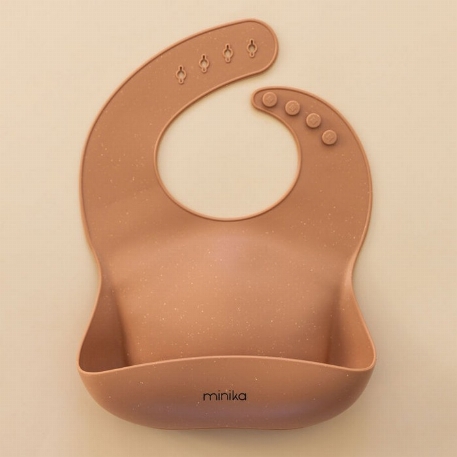 Bavette de silicone - Choix de couleur | Minika