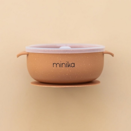 Bol avec couvercle - Choix de couleur | Minika