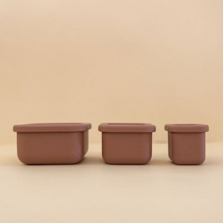 Ensemble de bols à collation - Cacao | Minika