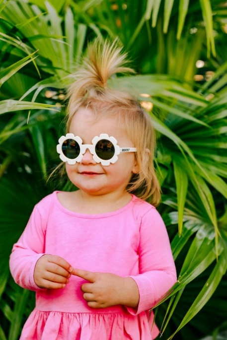Lunettes de soleil Flower - White | Babiators