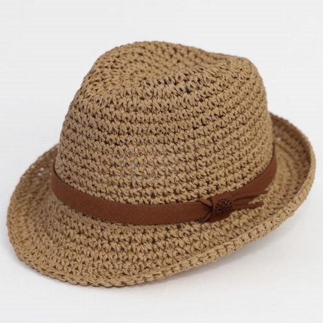 Chapeau Flexi Fedora - Sand | Calikids