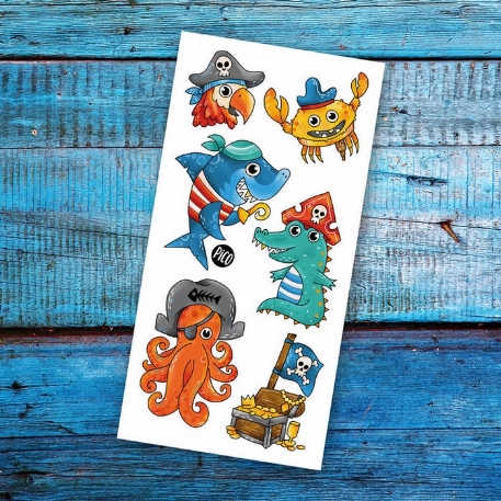 Tatouages temporaires - Alfred le pirate | PiCO