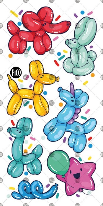 Tatouages temporaires - Les sculptures en ballons | PiCO