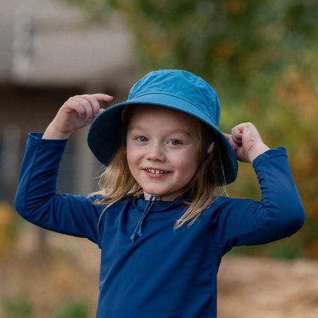 Chapeau en coton UV - Atlantic blue | Jan & Jul