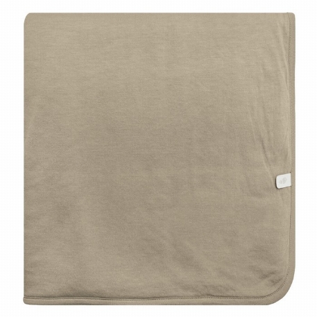 Couverture en bambou - Taupe | Perlimpinpin