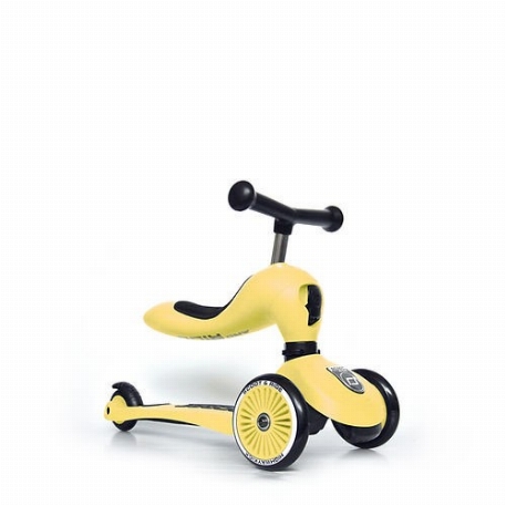 Trotinette 2 en 1 - Highwaykick 1 - Citron | Scoot & Ride