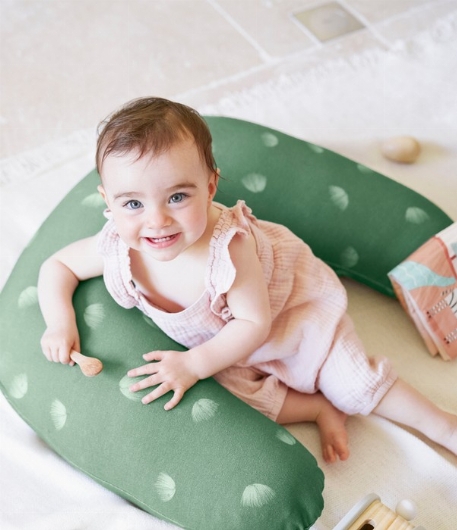 Oreiller de maternité et d'allaitement 2 en 1 B.Love  - Vert | Babymoov