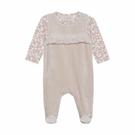 Ensemble romper en velour | Fixoni