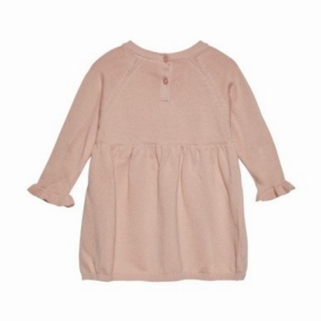 Robe en tricot - Rose | Fixoni