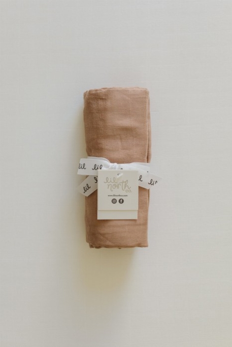Mousseline en bambou - Coffee | Lil North Co