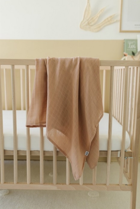 Mousseline en bambou - Coffee | Lil North Co