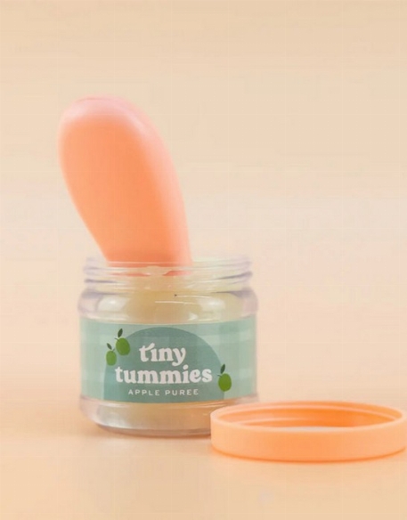 Ensemble de purée Tiny Tummies pour poupée - Pomme | Tiny Harlow