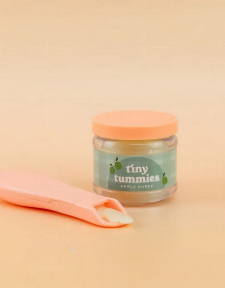 Ensemble de purée Tiny Tummies pour poupée - Pomme | Tiny Harlow