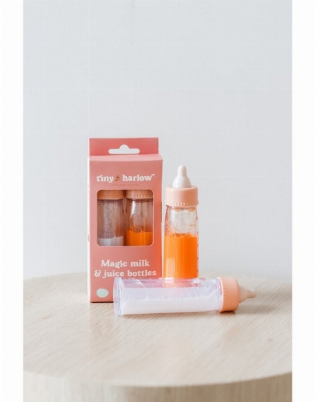 Ensemble de lait et de jus en bouteille | Tiny Harlow