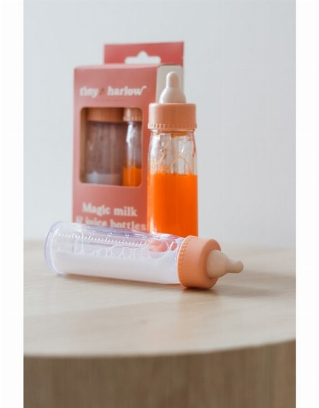 Ensemble de lait et de jus en bouteille | Tiny Harlow