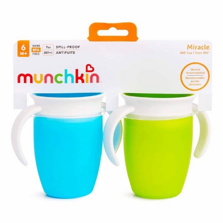 Tasse 360° (2) 7oz - Bleu/Vert | Munchkin