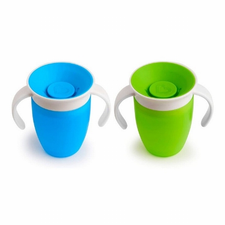 Tasse 360° (2) 7oz - Bleu/Vert | Munchkin