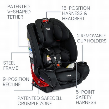 Siège d'auto One4Life Clicktight - Onyx | Britax