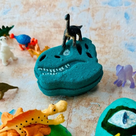 Bombe de bain avec surprise - Coucou dino | La Fabrik