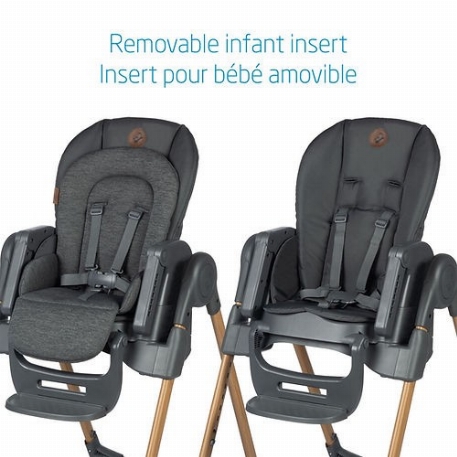 Chaise haute Minla - Classic Graphite | Maxi Cosi