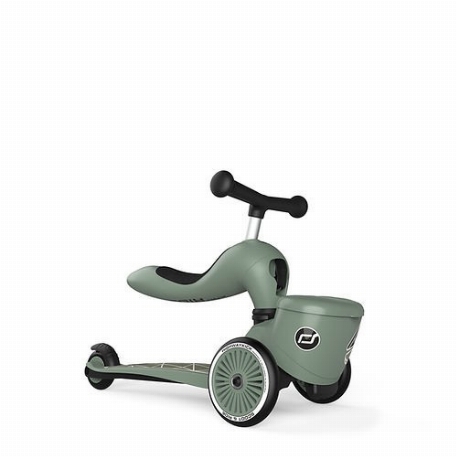Trottinette 2 en 1 - Highwaykick 1 Lifestyle - Lignes vertes | Scoot & Ride