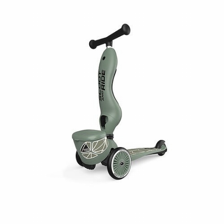 Trottinette 2 en 1 - Highwaykick 1 Lifestyle - Lignes vertes | Scoot & Ride