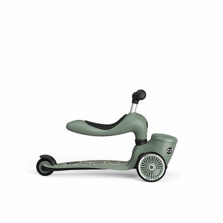 Trottinette 2 en 1 - Highwaykick 1 Lifestyle - Lignes vertes | Scoot & Ride
