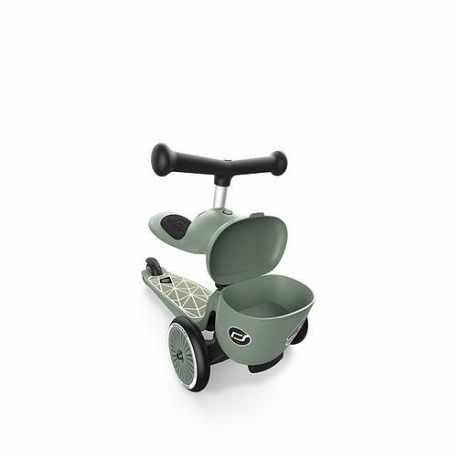 Trottinette 2 en 1 - Highwaykick 1 Lifestyle - Lignes vertes | Scoot & Ride