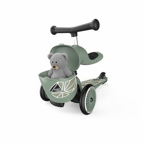 Trottinette 2 en 1 - Highwaykick 1 Lifestyle - Lignes vertes | Scoot & Ride