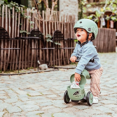 Trottinette 2 en 1 - Highwaykick 1 Lifestyle - Lignes vertes | Scoot & Ride