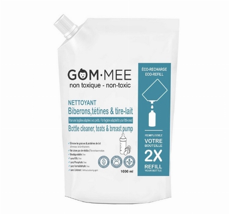Éco-Recharge Nettoyant Biberons 1000ml | GOM-MEE
