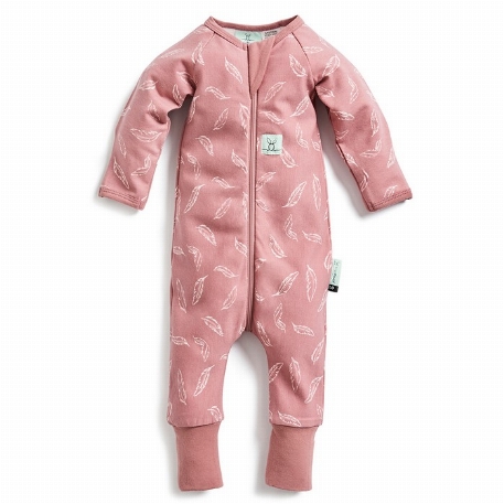 Pyjamas en bambou  TOG 0.2 - Plumes roses | ErgoPouch