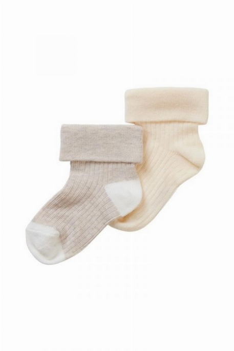 Chaussettes Biologiques Breese - Oatmeal | Noppies