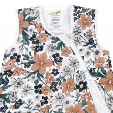 Sac de nuit en mousseline de coton - Bouquet (0.7 Togs) | Perlimpinpin