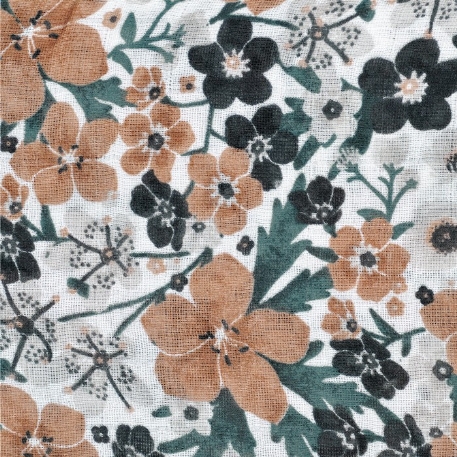 Sac de nuit en mousseline de coton - Bouquet (0.7 Togs) | Perlimpinpin