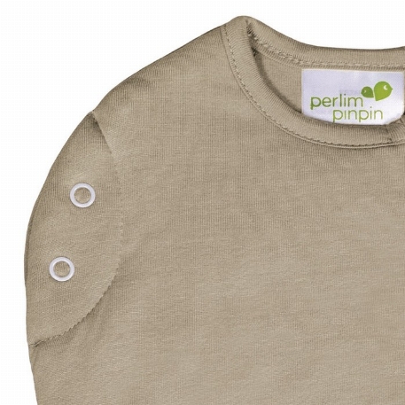 Sac de nuit- Taupe (1Togs) | Perlimpinpin 0-3M
