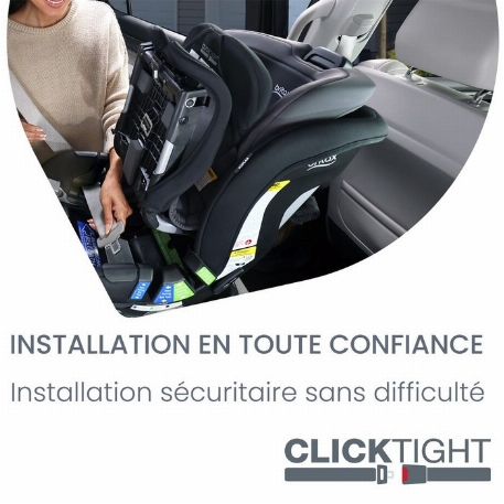 Siège d'auto Poplar Clicktight - Stone Onyx | Britax
