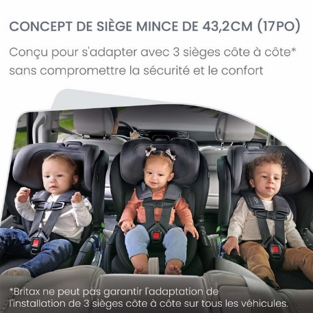 Siège d'auto Poplar Clicktight - Stone Onyx | Britax
