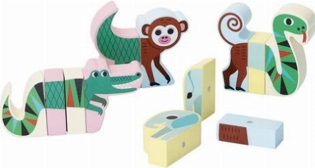 Animaux de la jungle magnétiques | Vilac