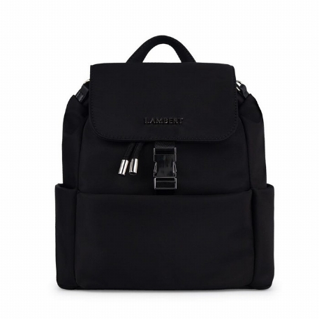 Le ARIA - Sac à dos en nylon recyclé - Noir | Lambert