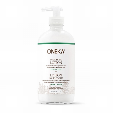 Lotion pour le corps - Cèdre & Sauge - 460ml - Oneka