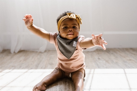 Bavoirs Bandanas - Lennon | Copper Pearl