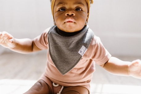 Bavoirs Bandanas - Lennon | Copper Pearl