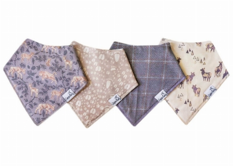 Bavoirs Bandanas - Timber | Copper Pearl