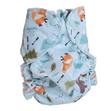 Couche à poche motif - The fox and the Bear | AMP