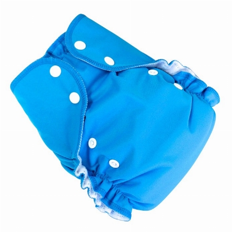 Couche à poche unie - Aqua | AMP