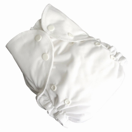 Couche à poche unie - White | AMP