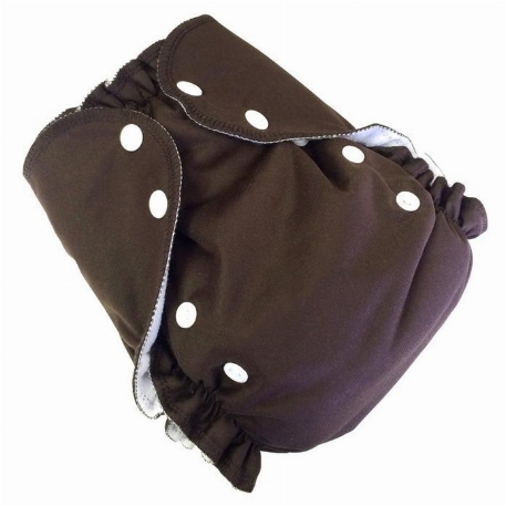 Couche à poche unie - Chocolate | AMP