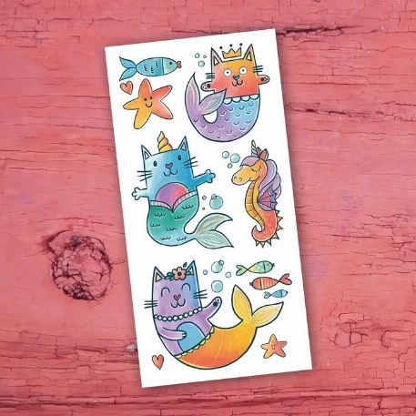 Tatouages temporaires - Chatsirènes | PiCO