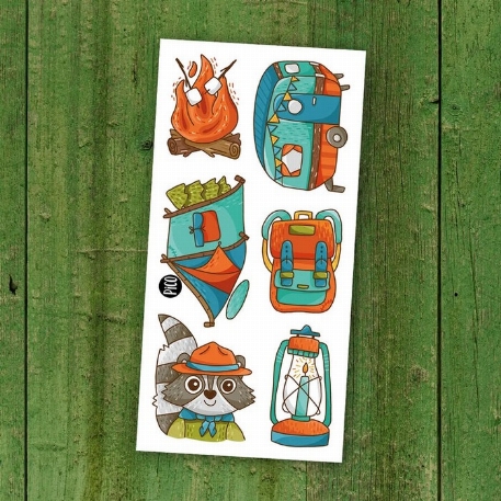 Tatouages temporaires - Camping | PICO